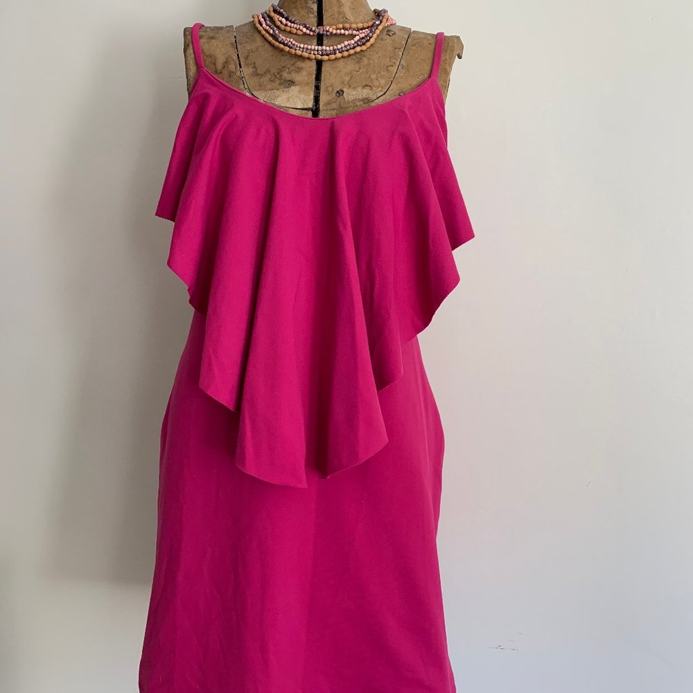 Susana Monaco strappy overlay dress, XS